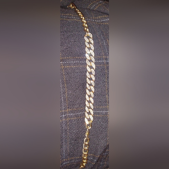 Gold Plated Gourmet Chunky Cuban Chain Necklace - Picture 2 of 5